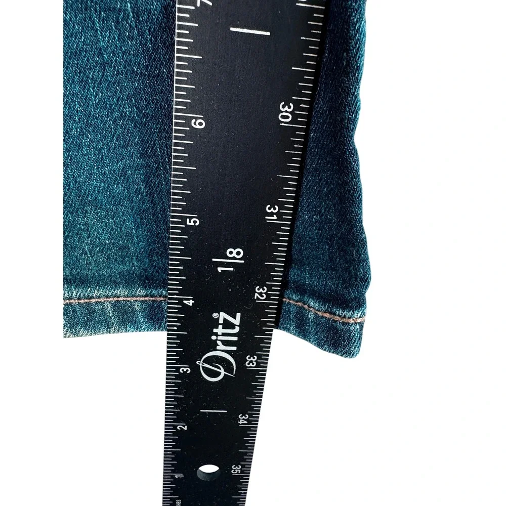 Citizens of Humanity Jeans Men 30 Dark Blue Washed Stretch Mid Rise Straight Leg